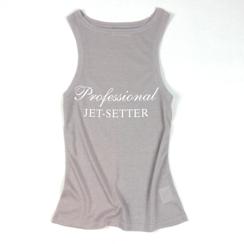 Professional Jet-Setter Tank Top made with French Terry Fabric - KARMA for a cure